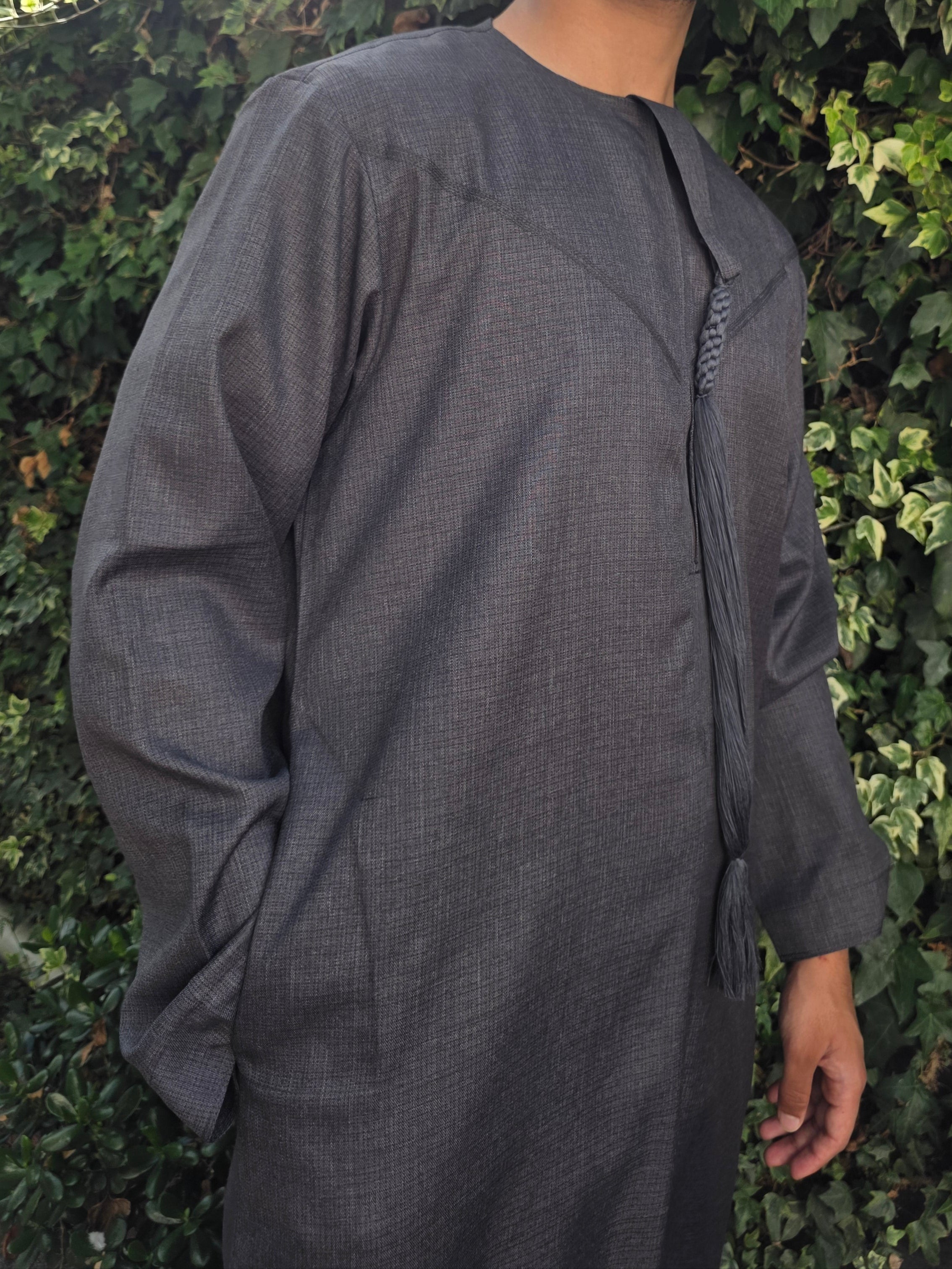 Charcoal Premium Emirati Thobe