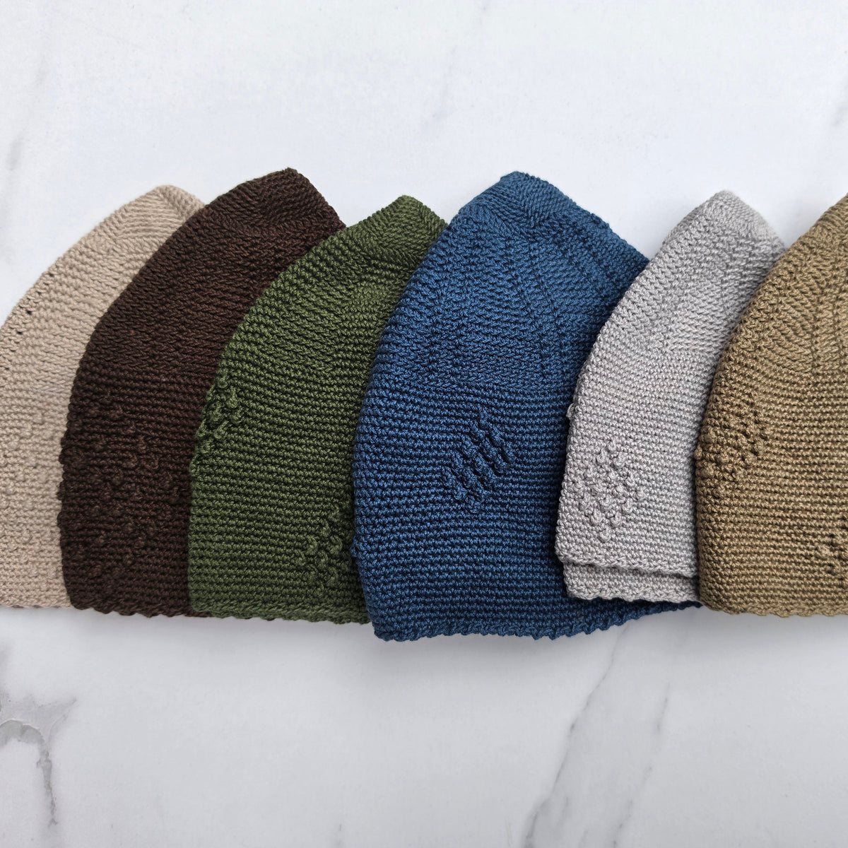 Men’s Premium Knitted Prayer Hat/Kufi - Midnight Blue