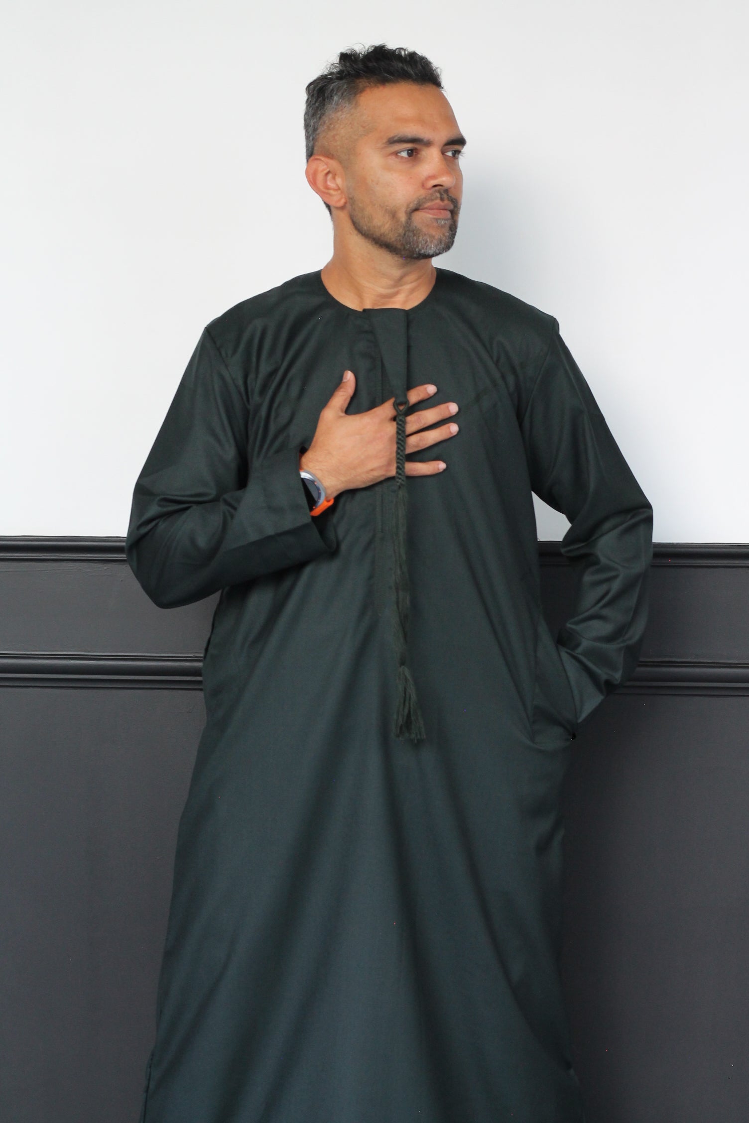 Forest Green Deluxe Emirati Thobe