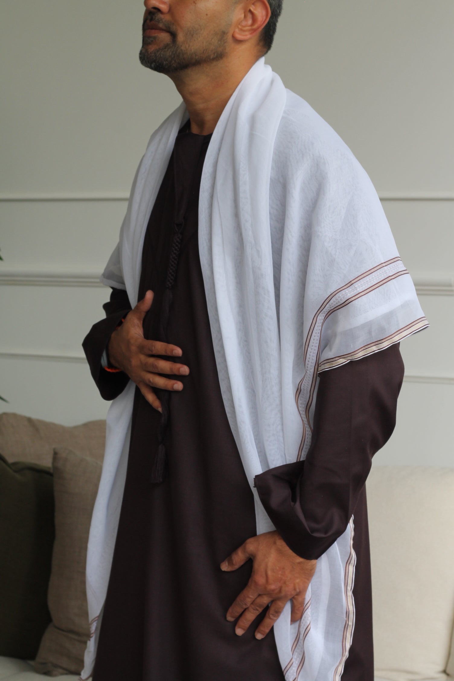 Chocolate Brown Deluxe Emirati Thobe