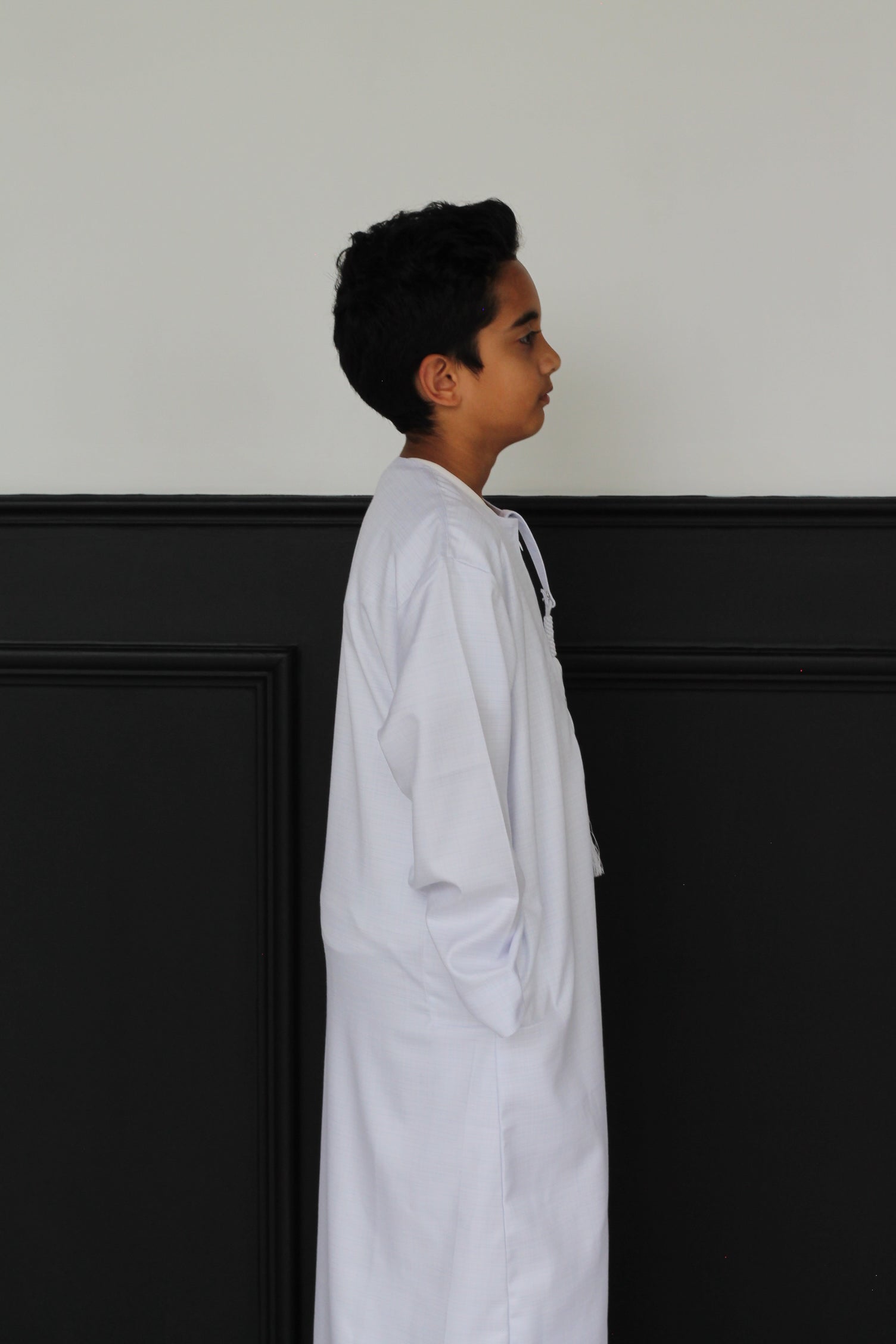 Kids Cloud White Premium Emirati Thobe