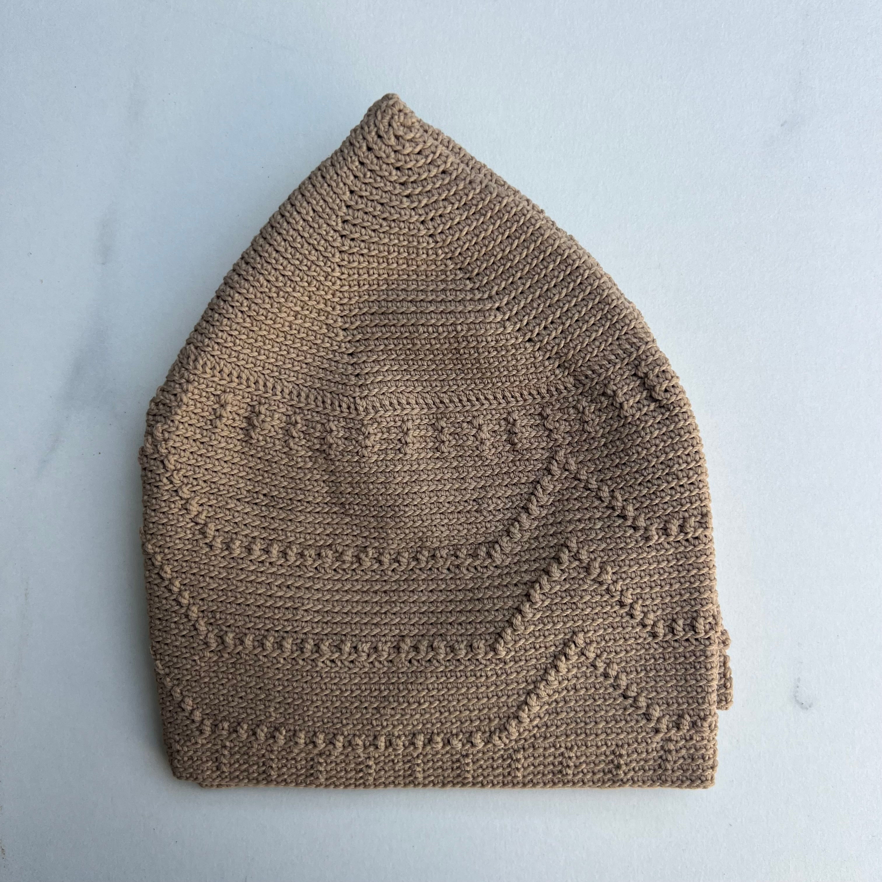 Men’s Premium Knitted Prayer Hat/Kufi - Desert Haze