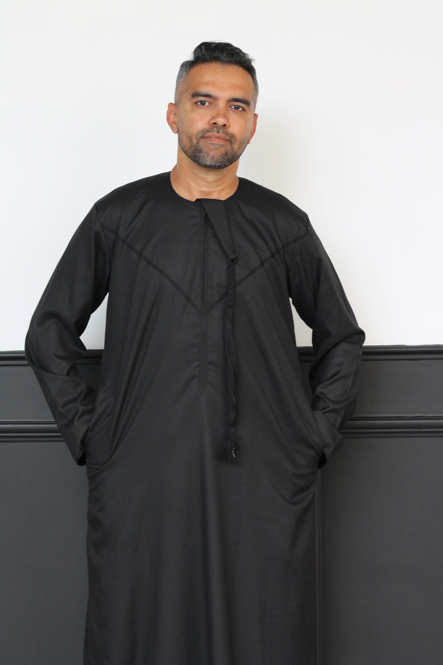 Obsidian Black Deluxe Emirati Thobe