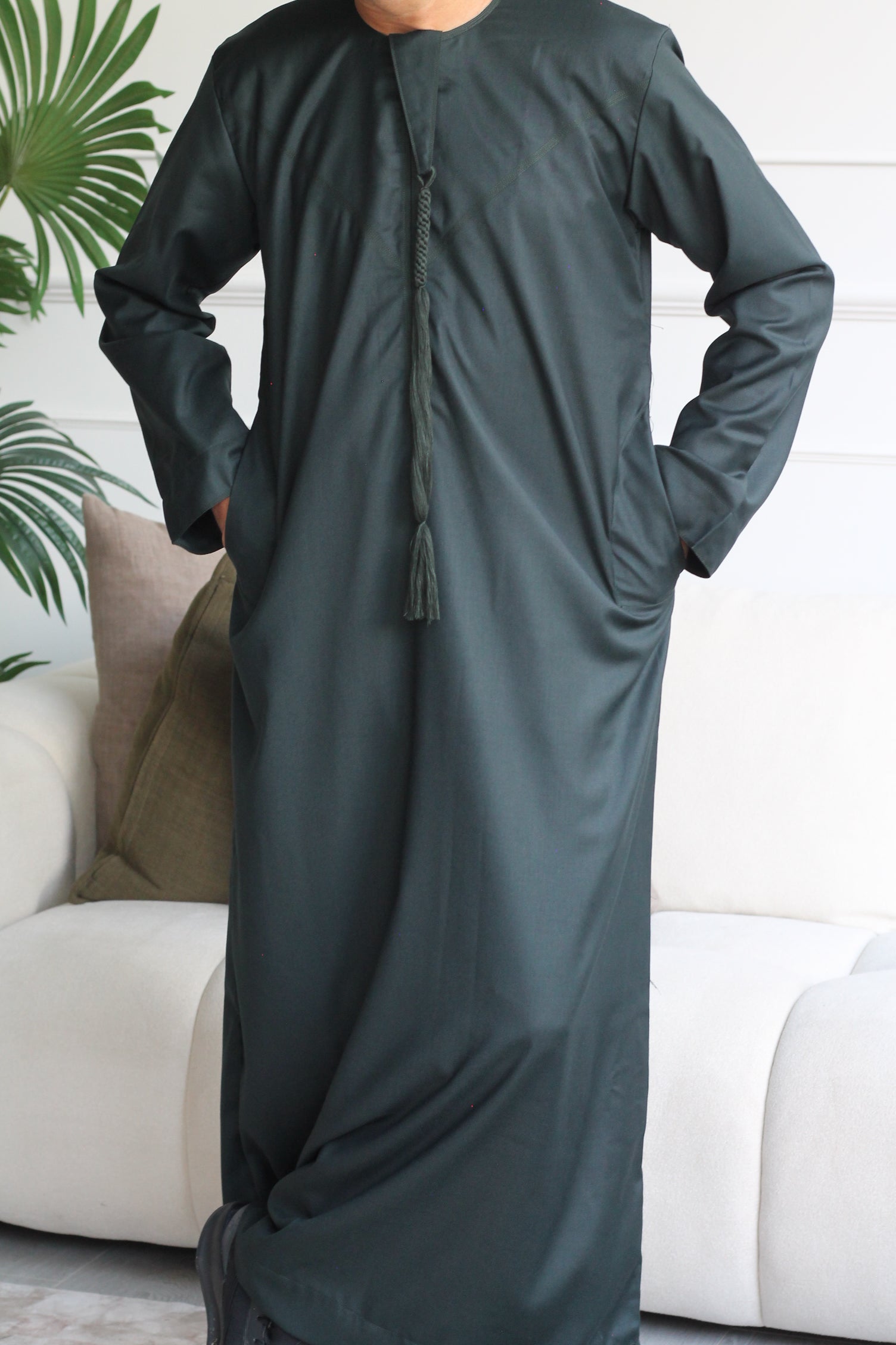 Forest Green Deluxe Emirati Thobe