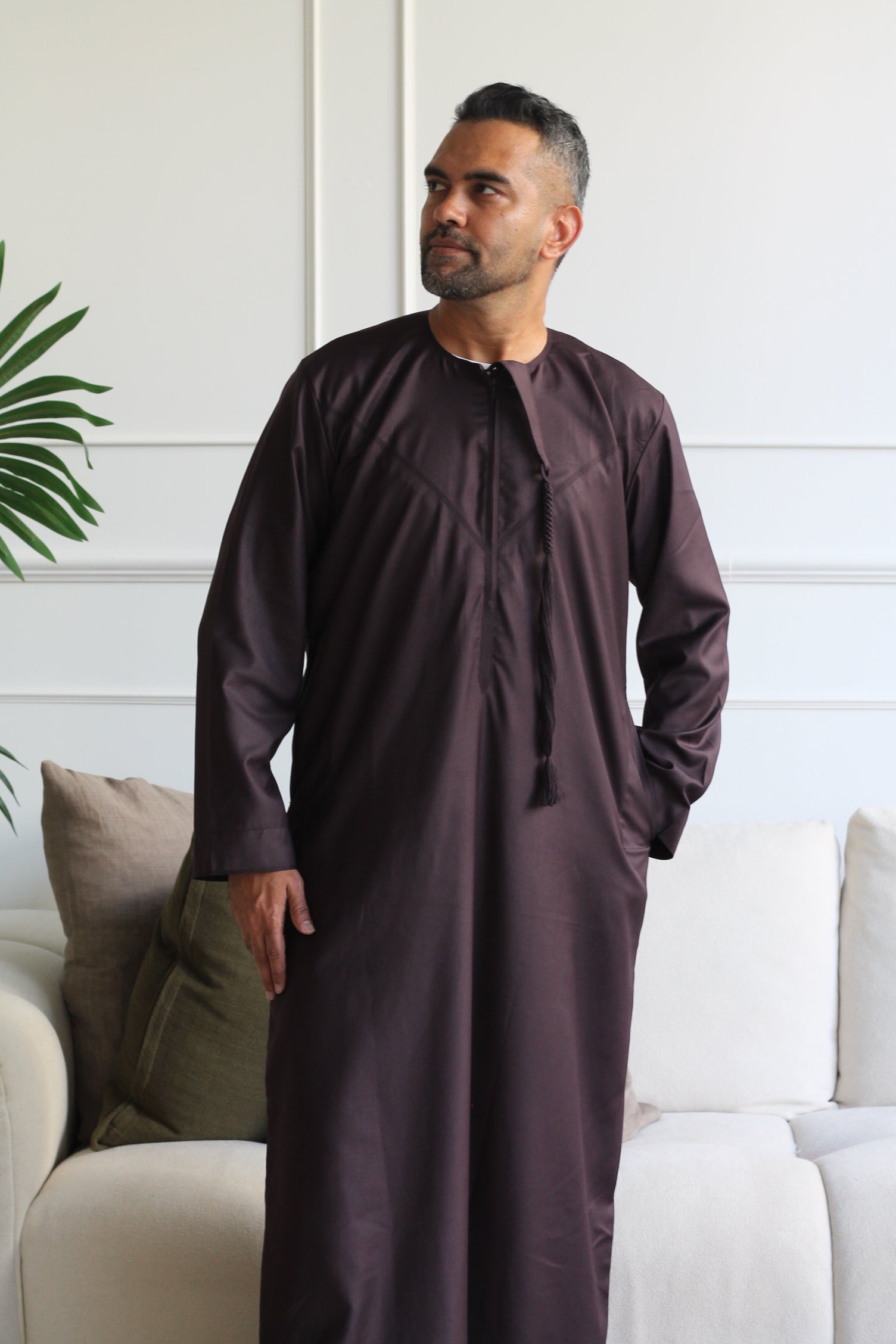 Chocolate Brown Deluxe Emirati Thobe